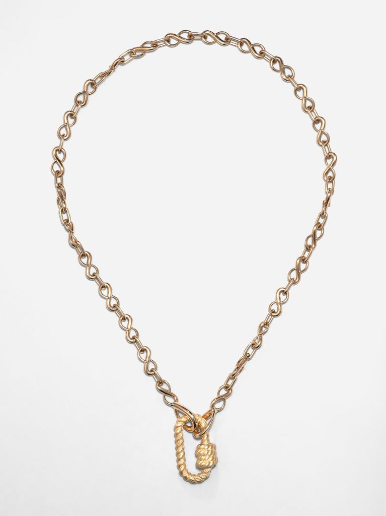 18k Brown Gold Myriad Chain 16 Inch Necklace