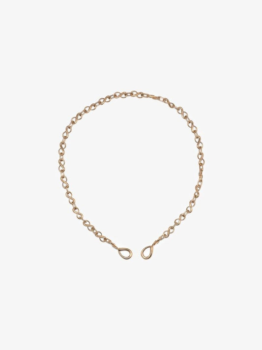 18k Brown Gold Myriad Chain 16 Inch Necklace