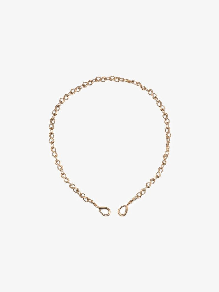 18k Brown Gold Myriad Chain 16 Inch Necklace
