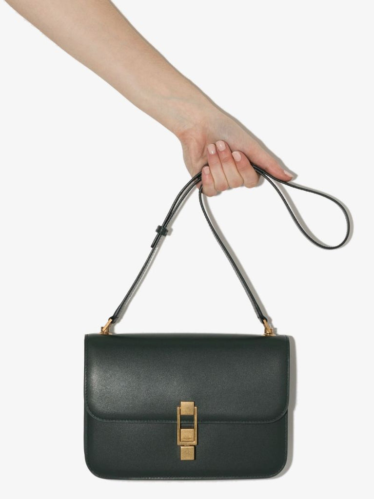 Green CarrÃ_x0083_Â© Leather Shoulder Bag