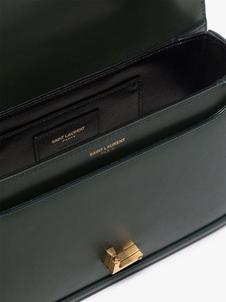 Green Solferino Medium Leather Cross Body Bag