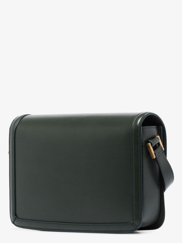 Green Solferino Medium Leather Cross Body Bag