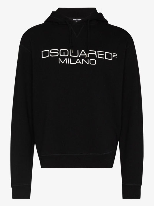 Milano Logo Print Hoodie