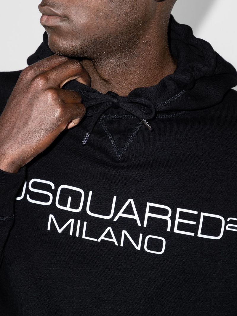 Milano Logo Print Hoodie