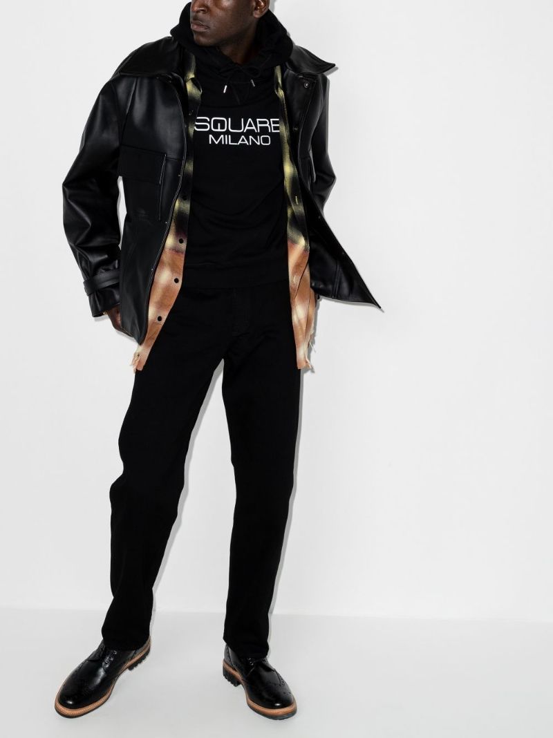 Milano Logo Print Hoodie
