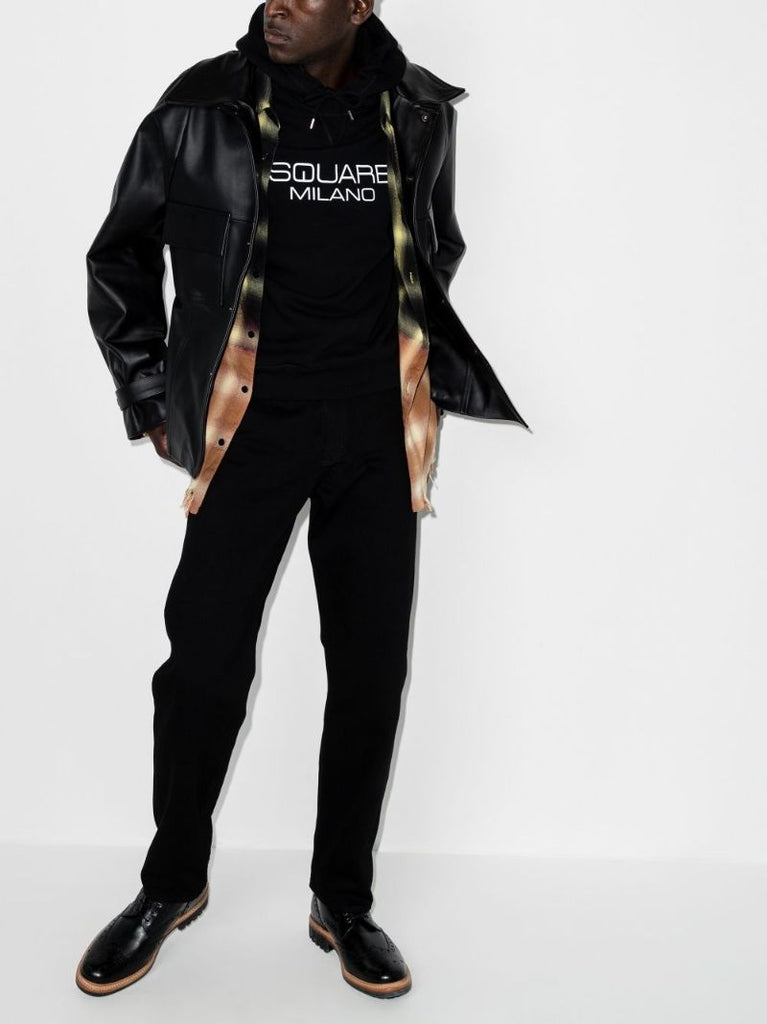Milano Logo Print Hoodie