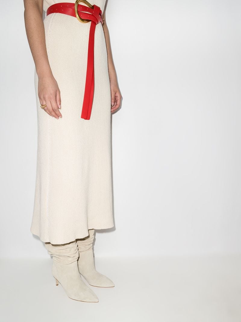 Neutral 60 Slouched Suede Boots