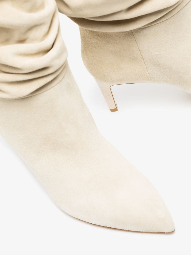 Neutral 60 Slouched Suede Boots