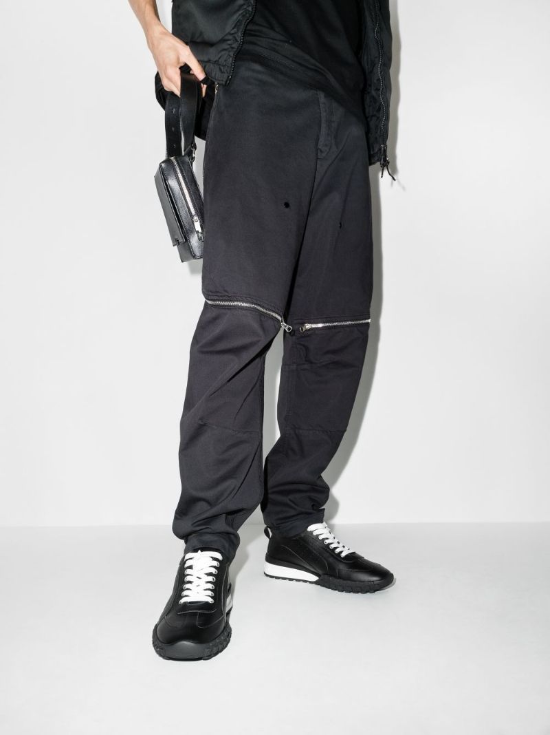 Black Legend 551 Leather Sneakers