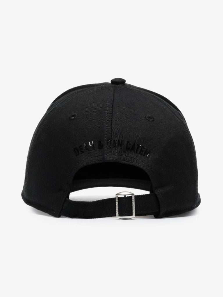 Black Icon Logo Baseball Cap