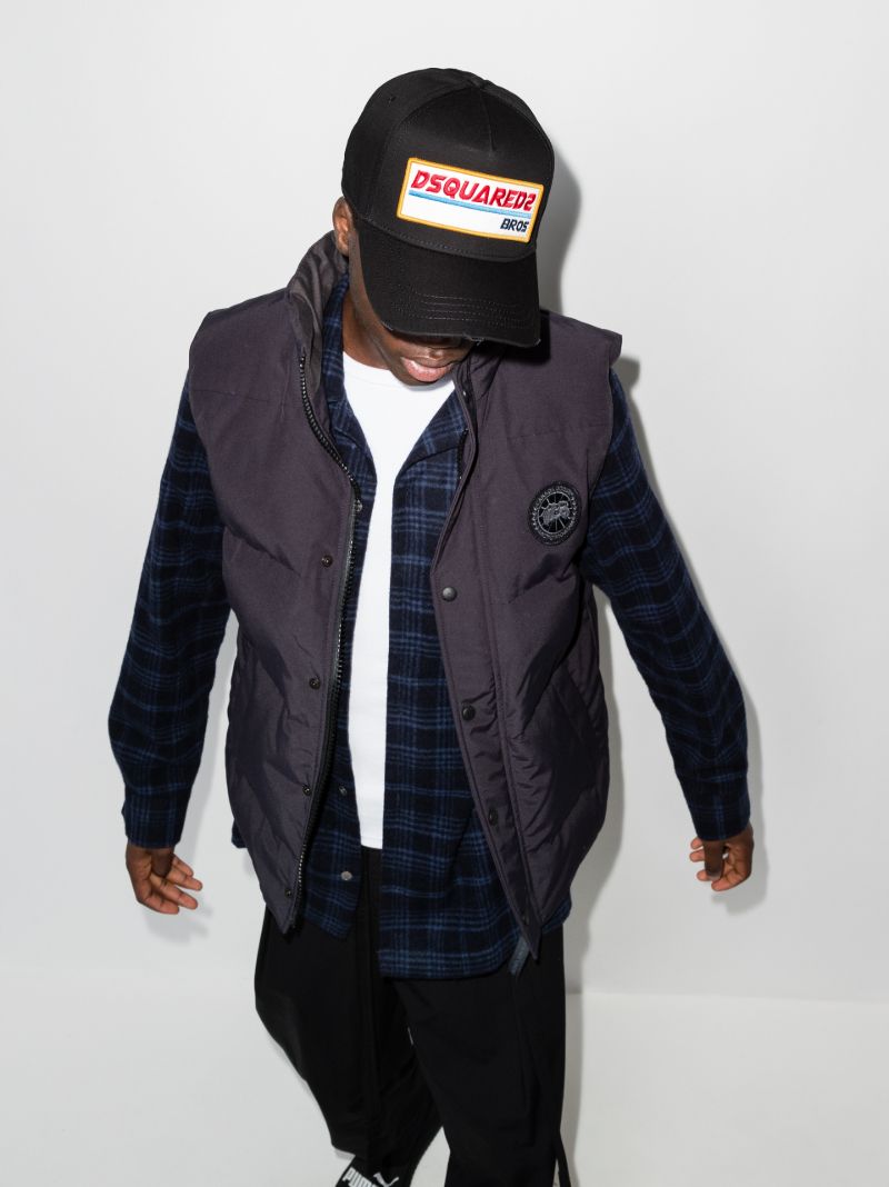 Black Bros Logo Patch Baseball Cap