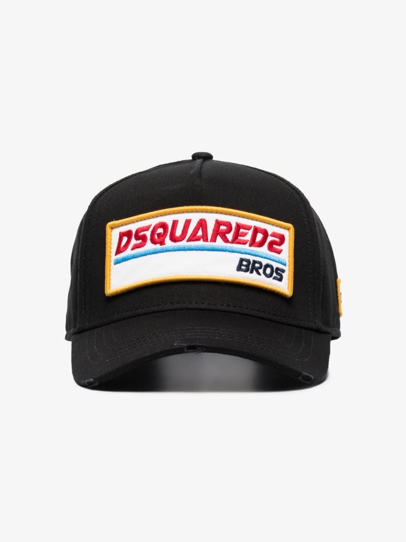 Black Bros Logo Patch Baseball Cap