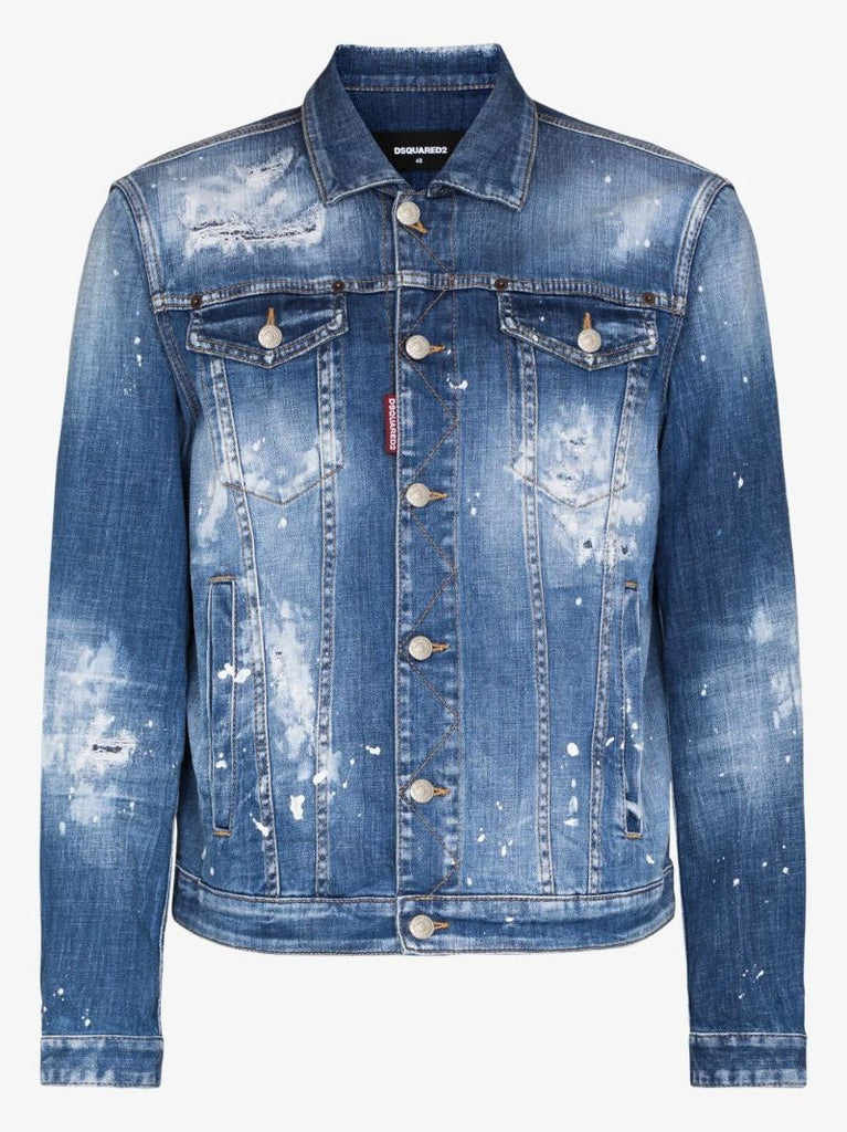 Distressed Denim Jacket
