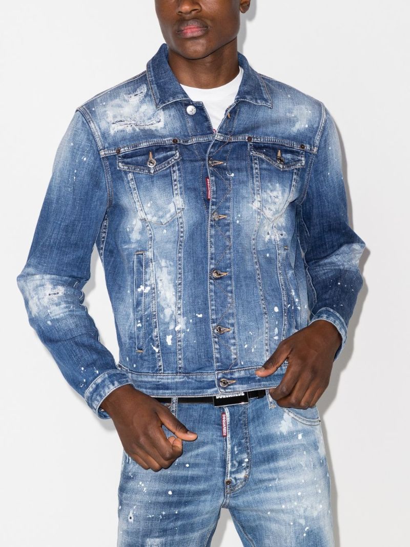 Distressed Denim Jacket