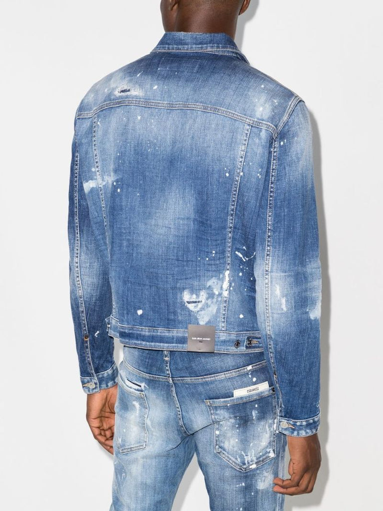 Distressed Denim Jacket