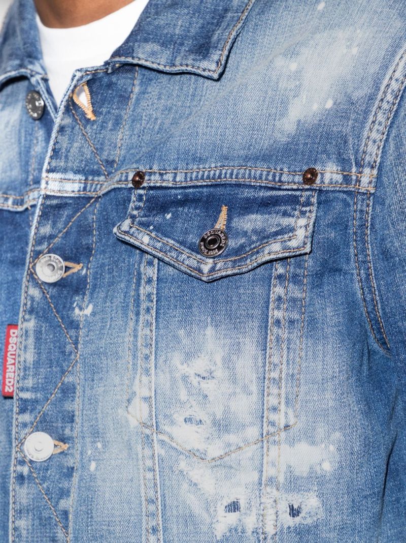 Distressed Denim Jacket