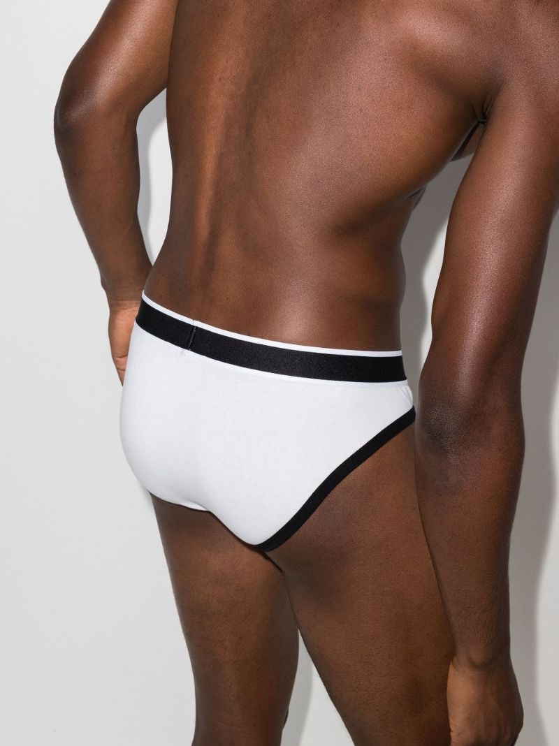 Logo Waistband Briefs Set