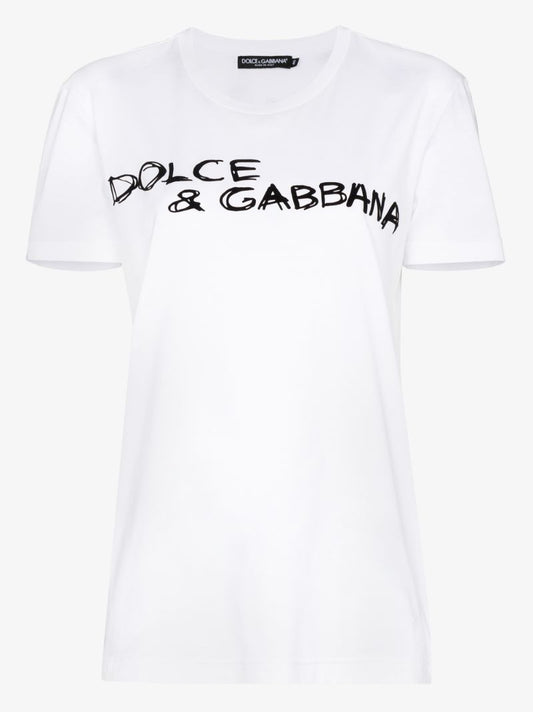 Logo Print Cotton T-shirt