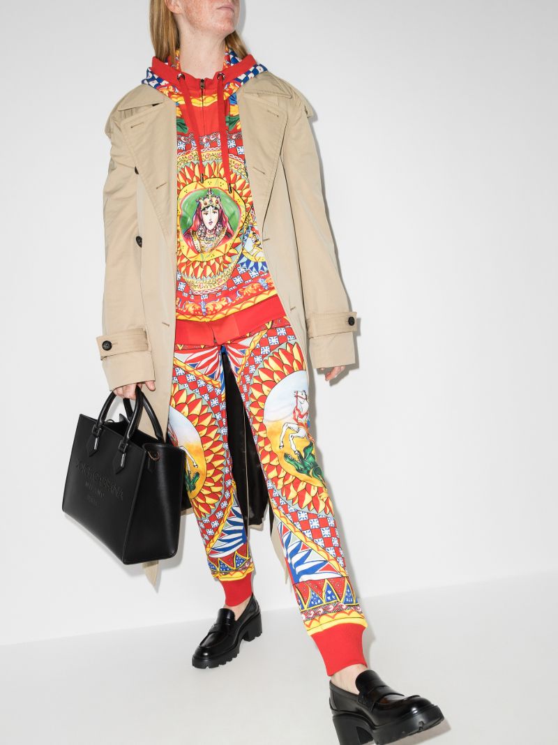 Carretto Print Track Pants