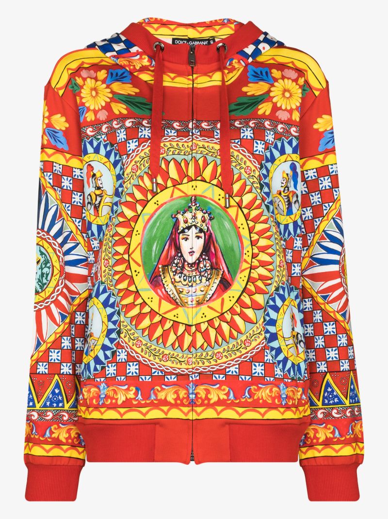 Carretto Print Hoodie