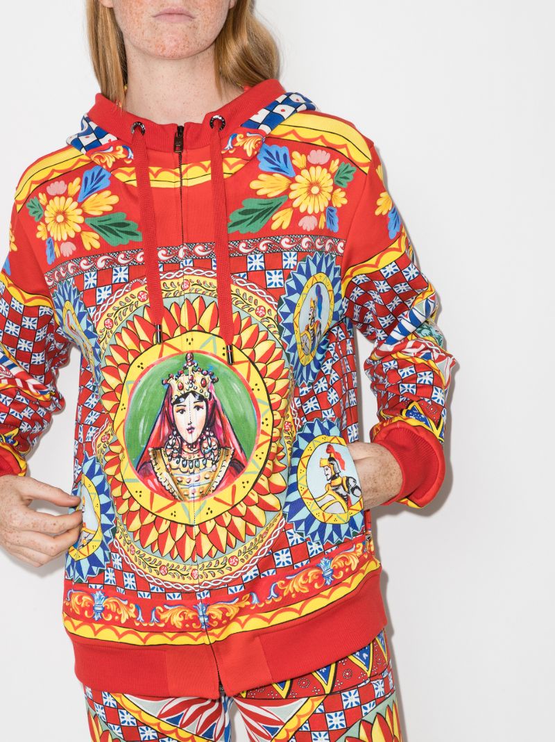 Carretto Print Hoodie