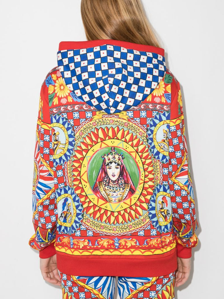 Carretto Print Hoodie