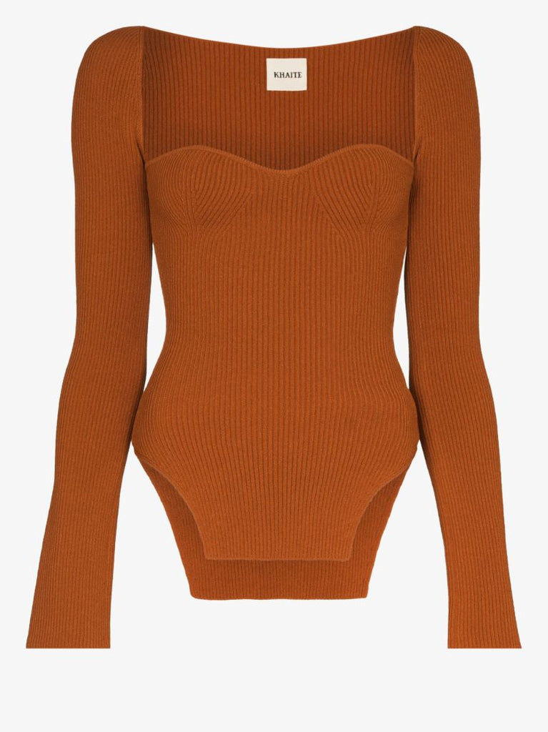 Maddy Sweetheart Knitted Top