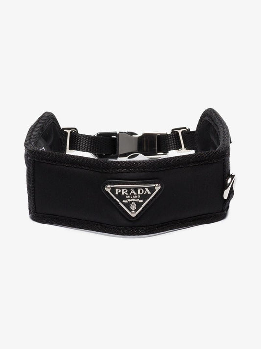 Black Logo Plaque Collar