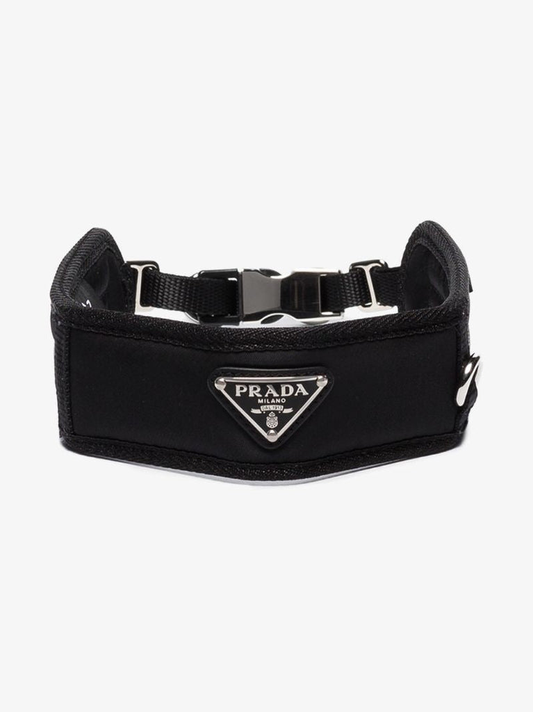 Black Logo Plaque Collar