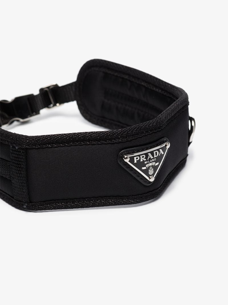 Black Logo Plaque Collar