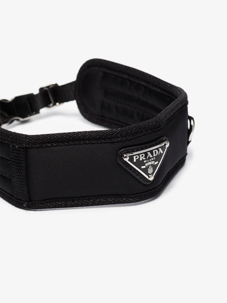 Black Logo Plaque Collar