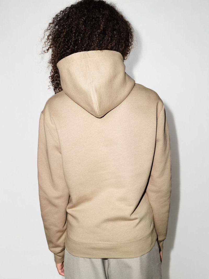 Logo Print Drawstring Hoodie