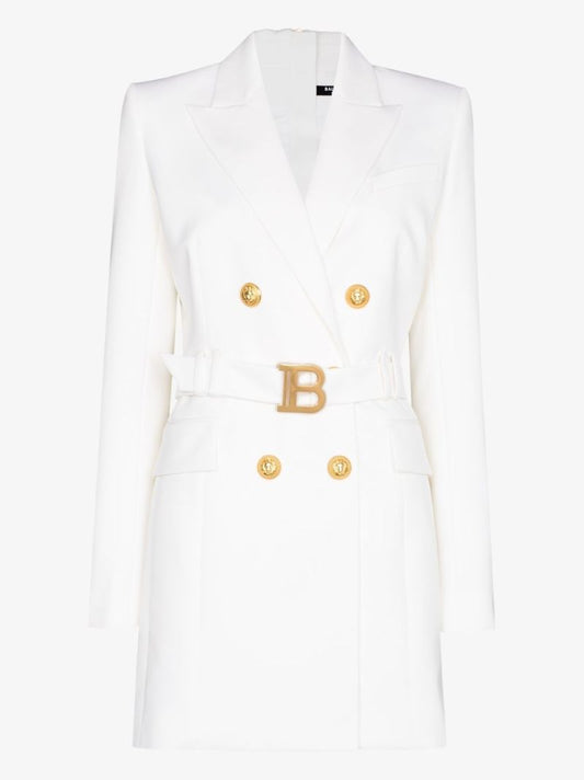 Belted Blazer Mini Dress