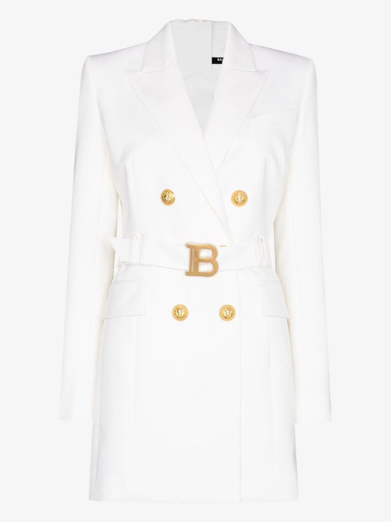 Belted Blazer Mini Dress