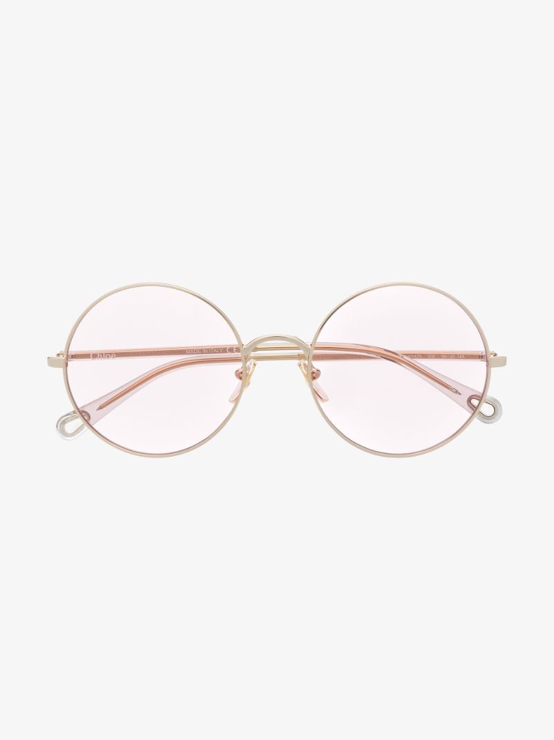 Gold Tone Demi Convertible Gradient Sunglasses