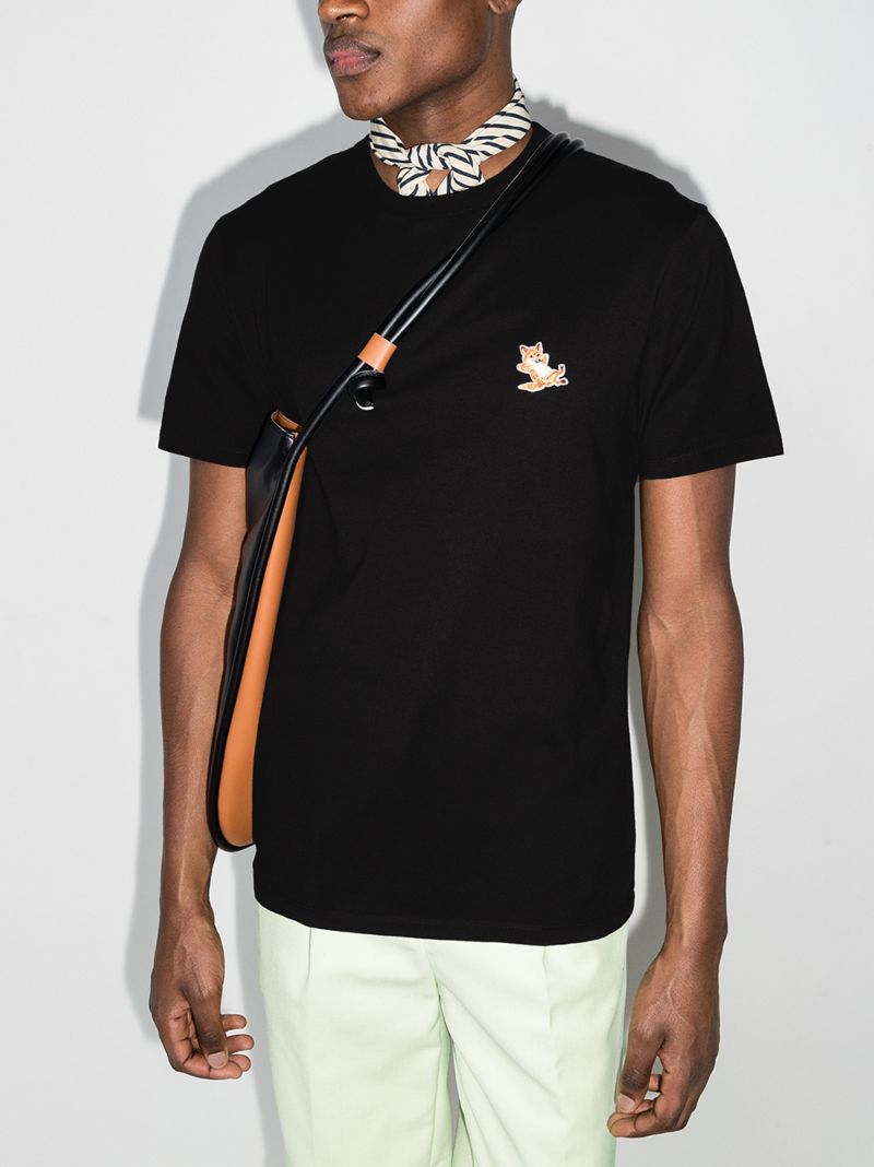 Chillax Fox Patch Logo T-shirt