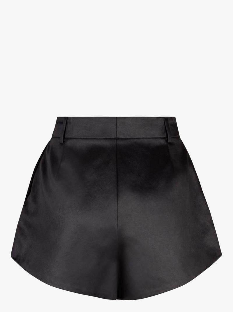 Pleated High Waist Shorts