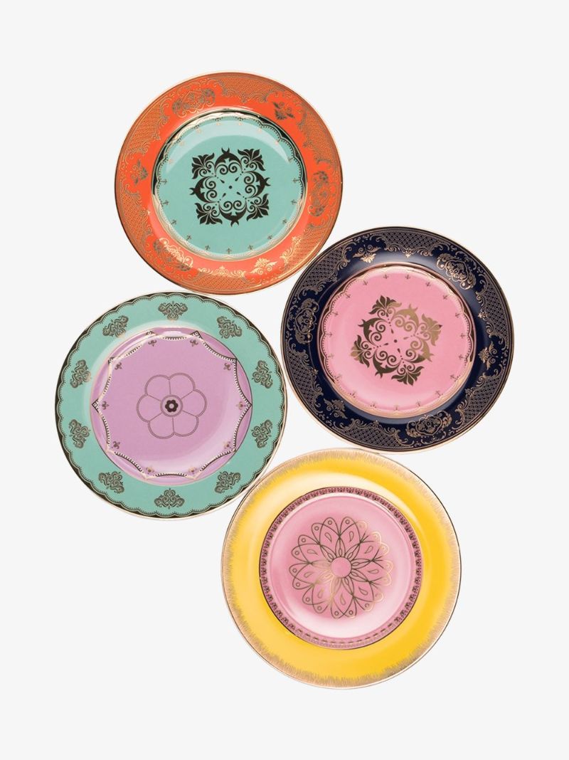 Multicolour Grandpa Side Plate Set