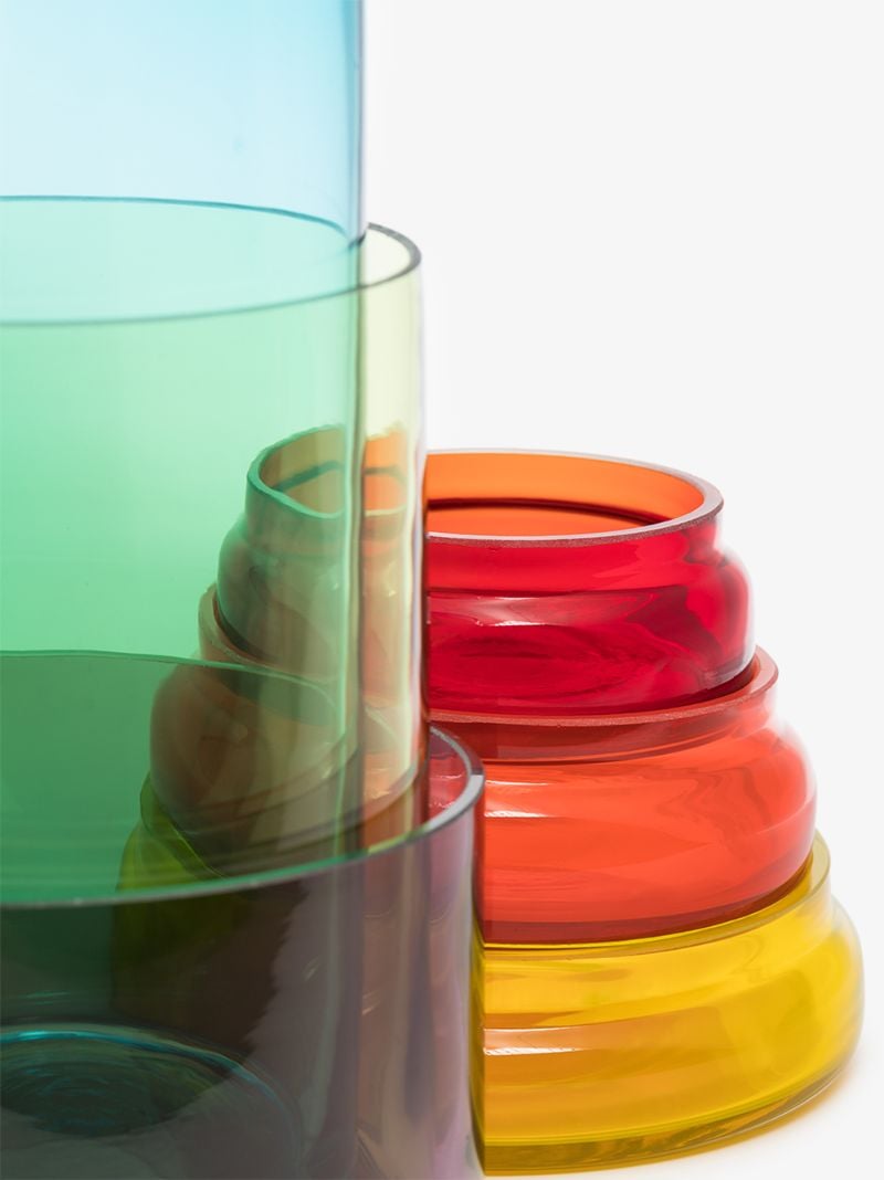 Multicoloured Caps & Jars Set