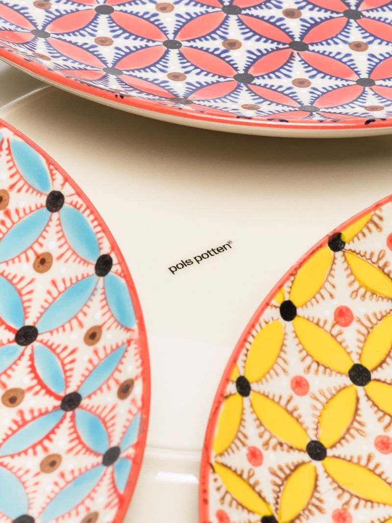 Multicolour Hippy Dinner Plate Set