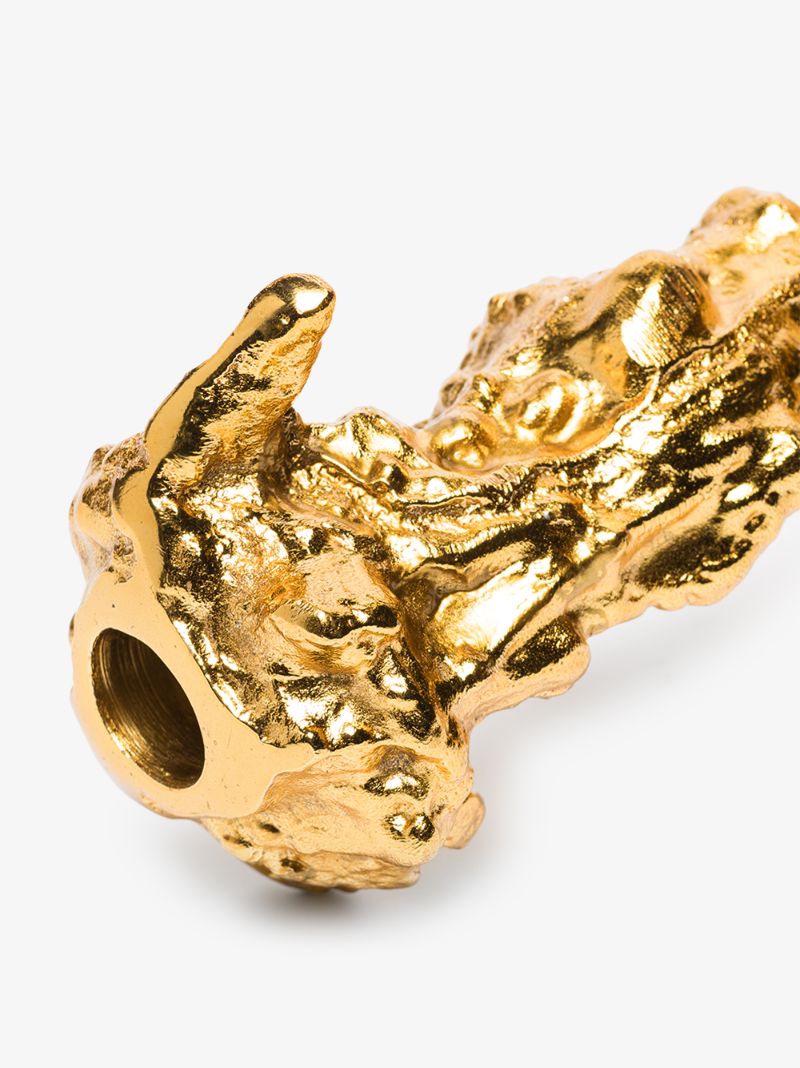 Gold-tone Drip Large Candle Holder