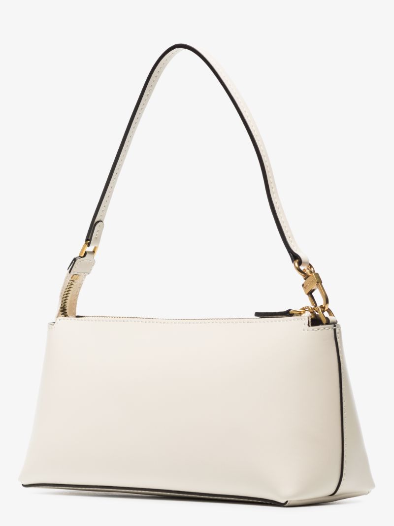 Neutral Kaia Leather Shoulder Bag