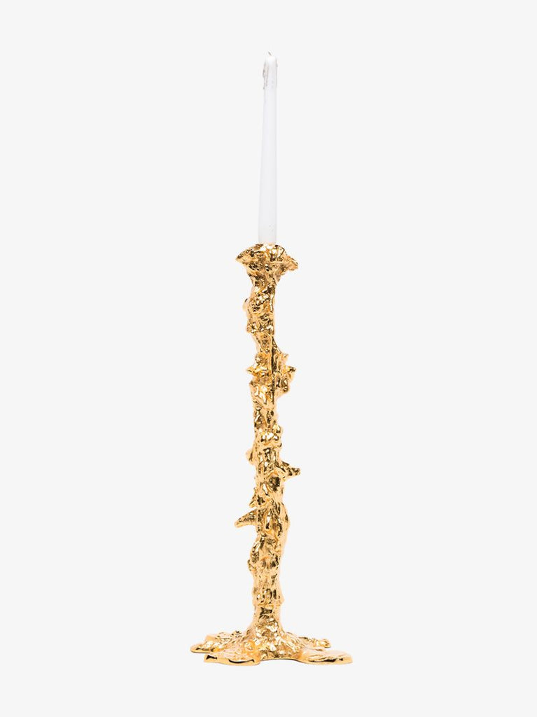 Gold-tone Drip Xxl Candle Holder