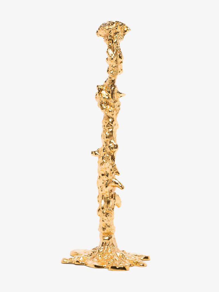 Gold-tone Drip Xxl Candle Holder