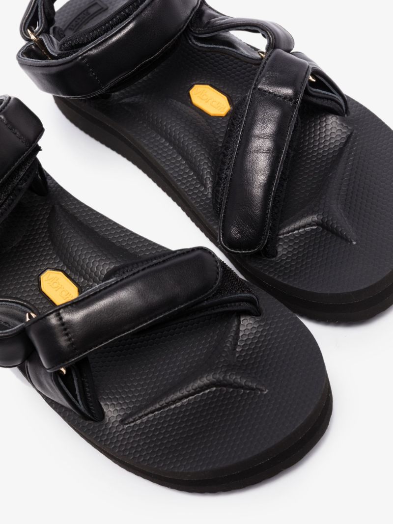 X Suicoke Black Depa Flatform Sandals