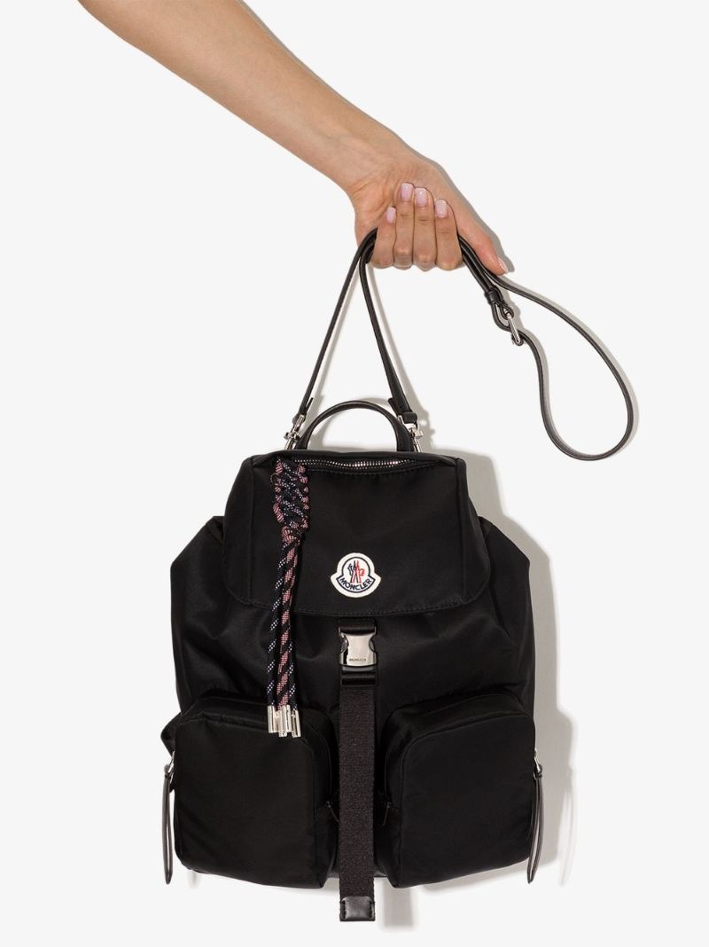 Black Dauphine Large Backpack
