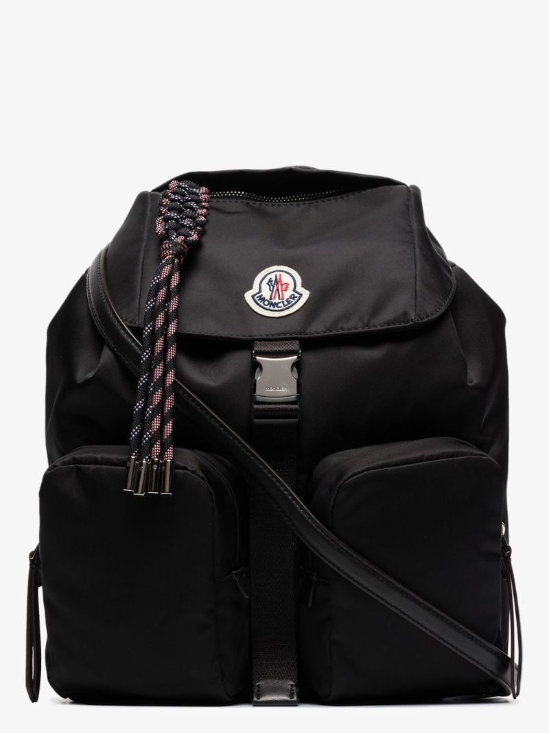 Black Dauphine Large Backpack
