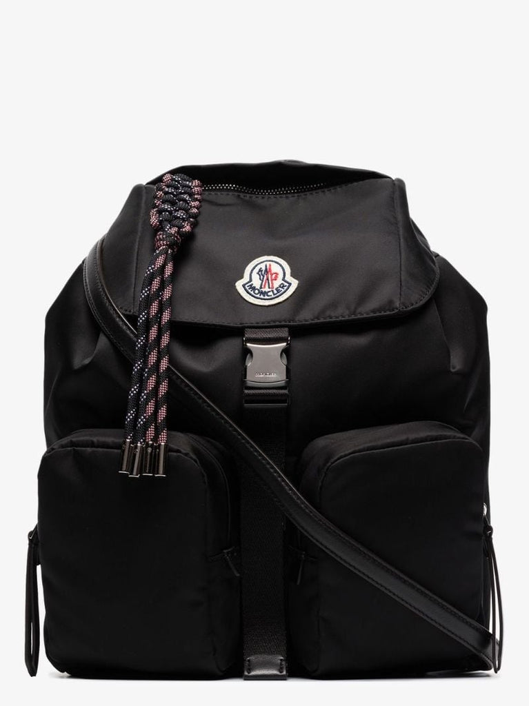 Black Dauphine Large Backpack