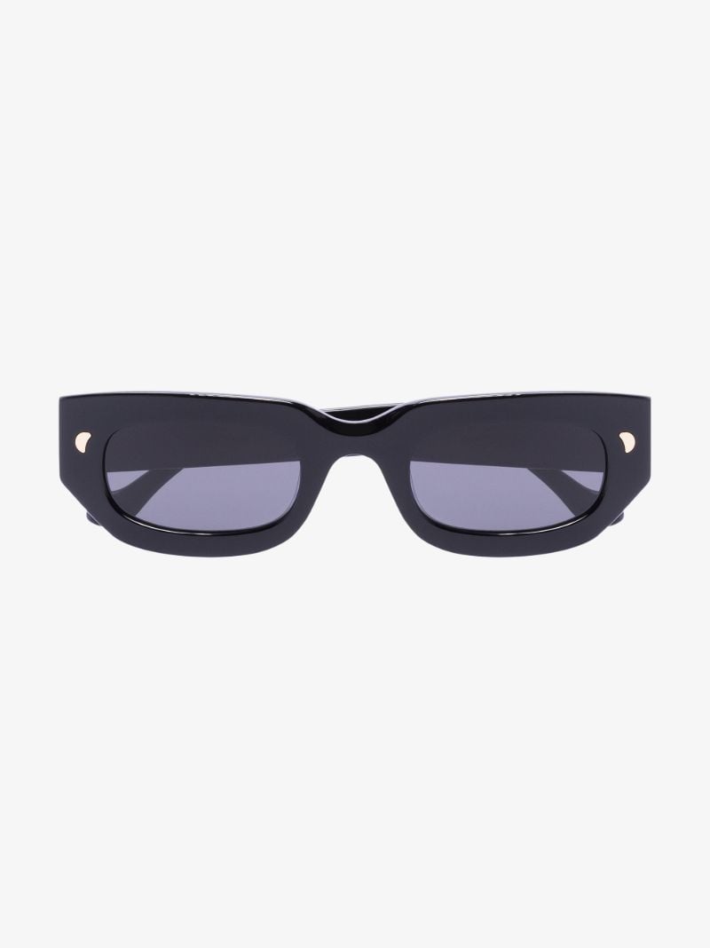 Black Kadee Rectangle Sunglasses