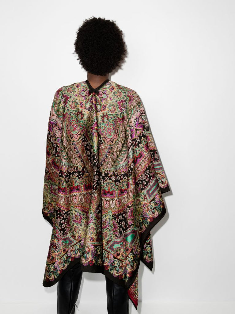 Paisley Jacquard Cape